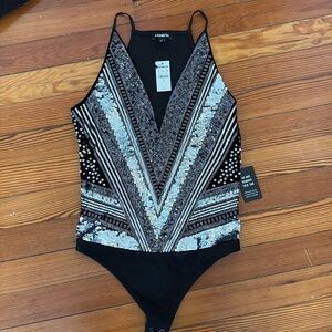 Sequin bodysuit - Express